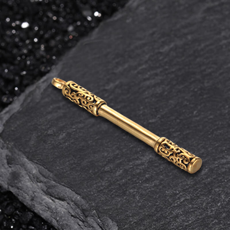 Vintage Wukong Jin Gu Bang Stainless Steel Pendant