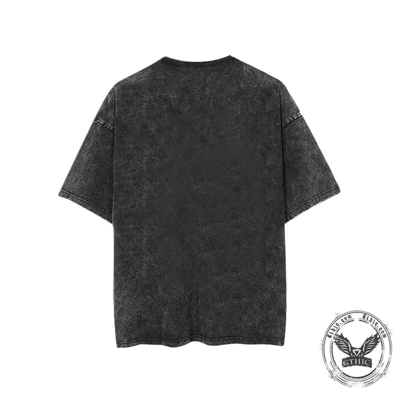 Vintage Washed Black Death Rat T-shirt