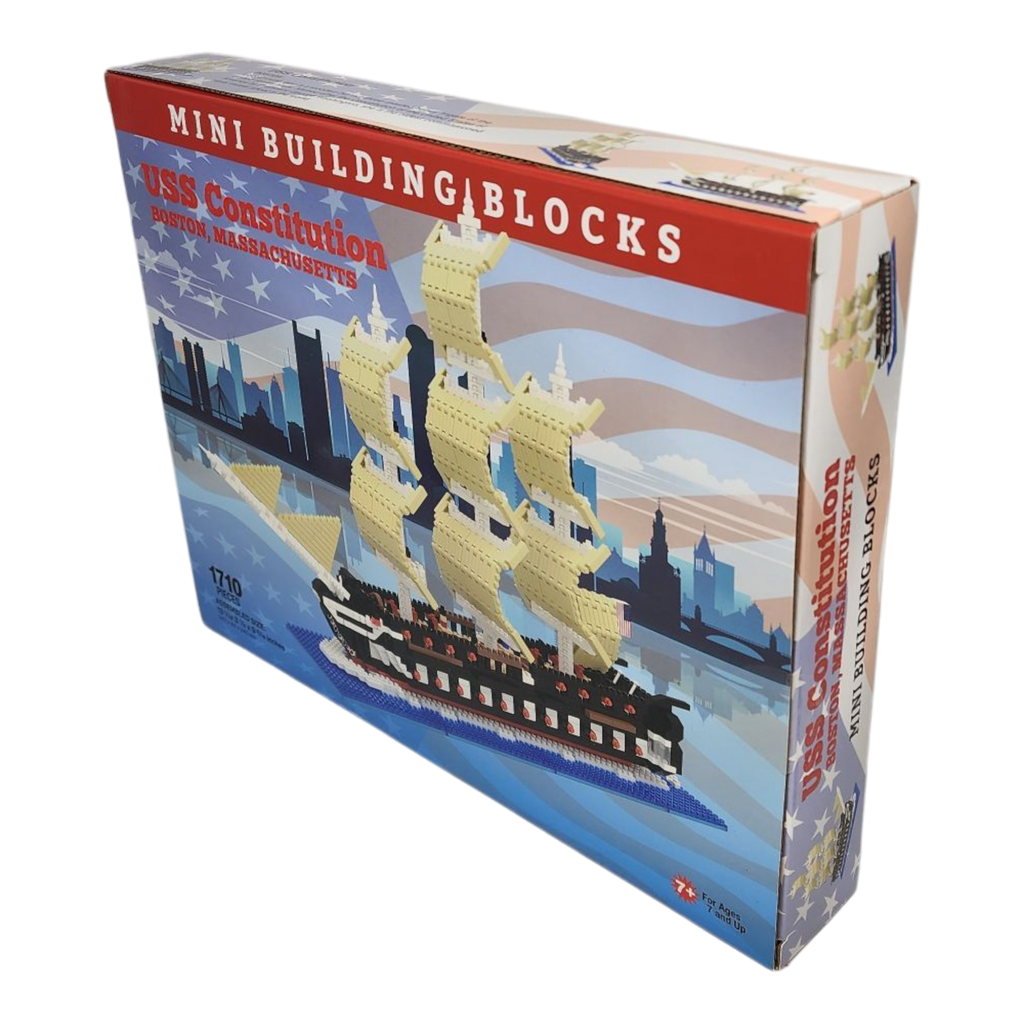 Mini Building Blocks - USS Constitution Boston MA