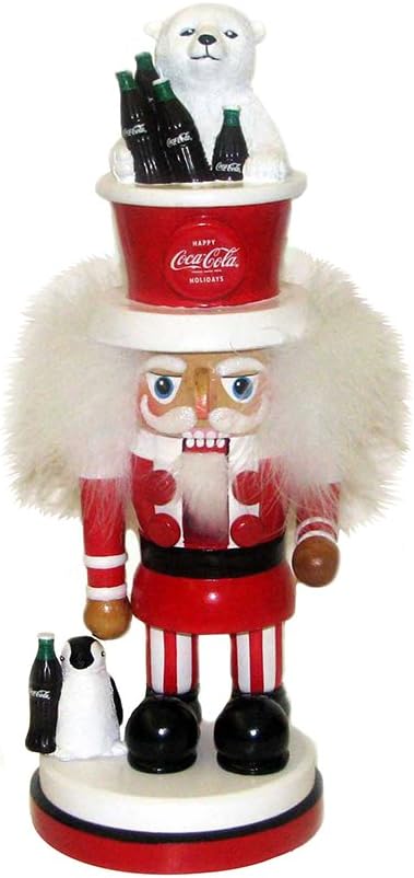 15 inch Coke Nutcracker With Polar Bear