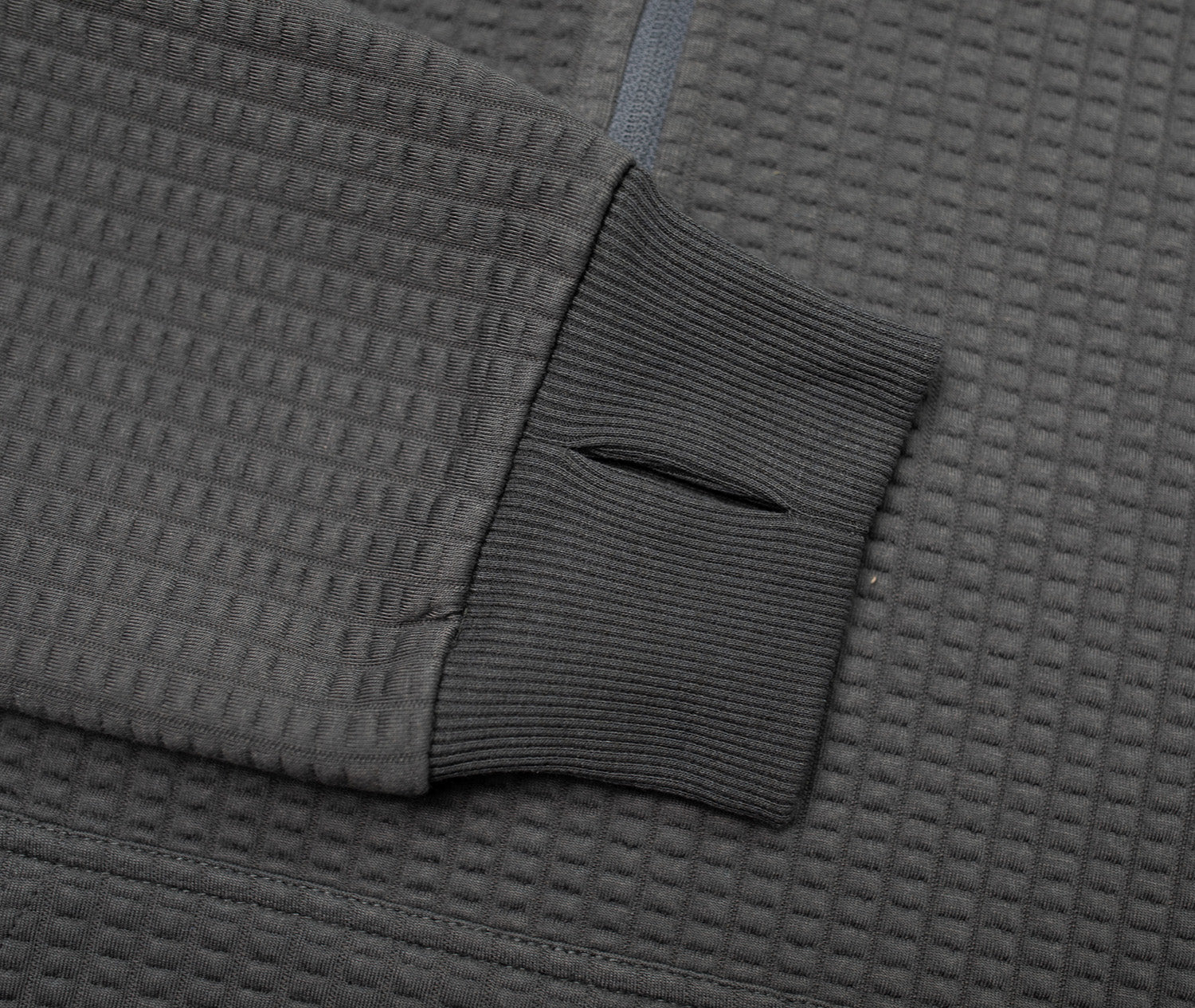 Men's Waffle Tech Hoodie (Carbon)