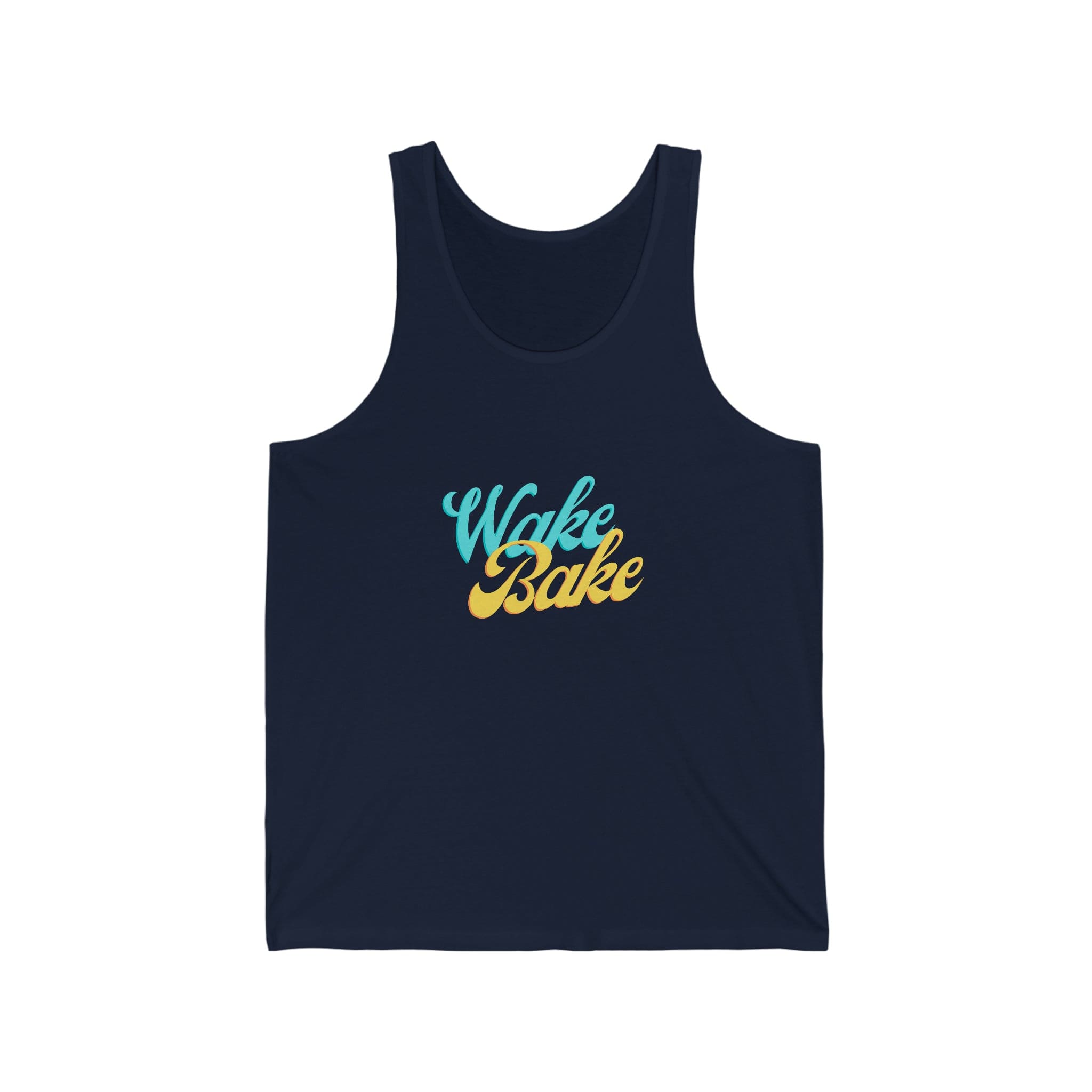 Wake and Bake Cannabis Jersey Tank Top