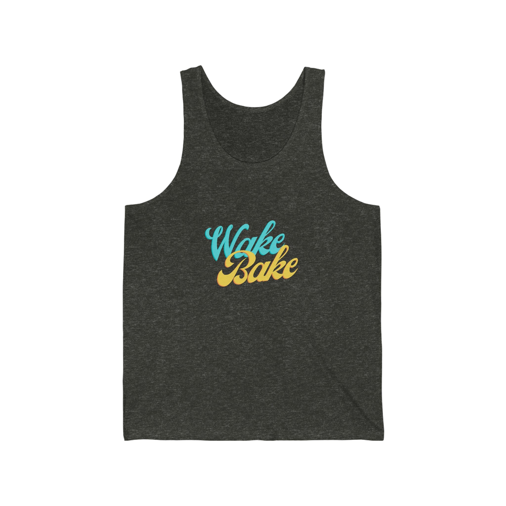 Wake and Bake Cannabis Jersey Tank Top