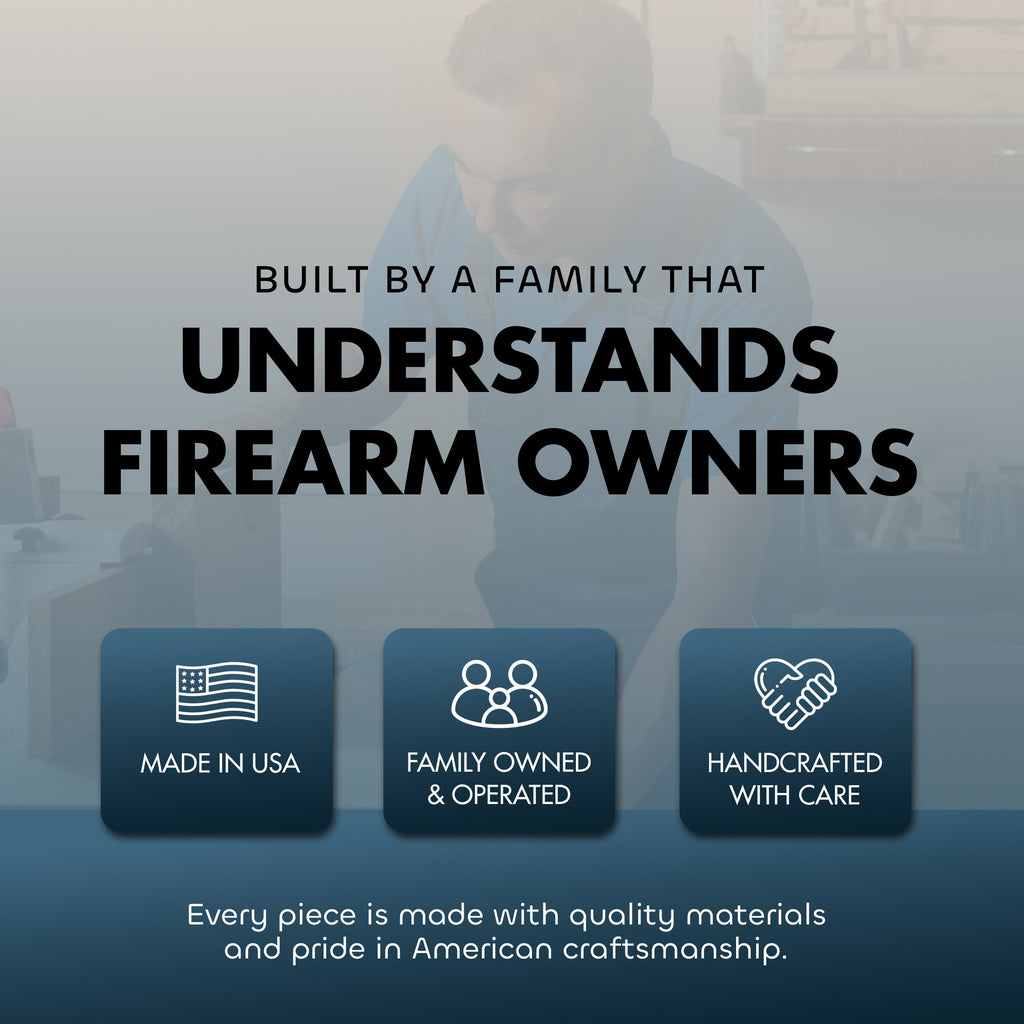We Decided On Forever Hidden Gun Safe, Concealed Pistol Storage, Wood Gun Cabinet, Handcrafted, Gun Concealment Furniture, Concealed Shelf