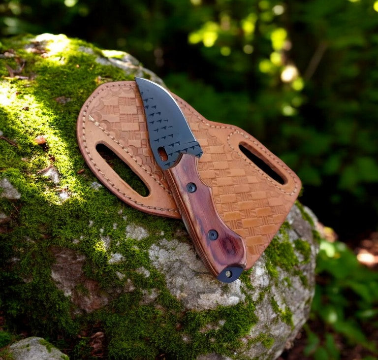 Fall Heritage Cowboy Sheath Knife – Handmade Western Blade