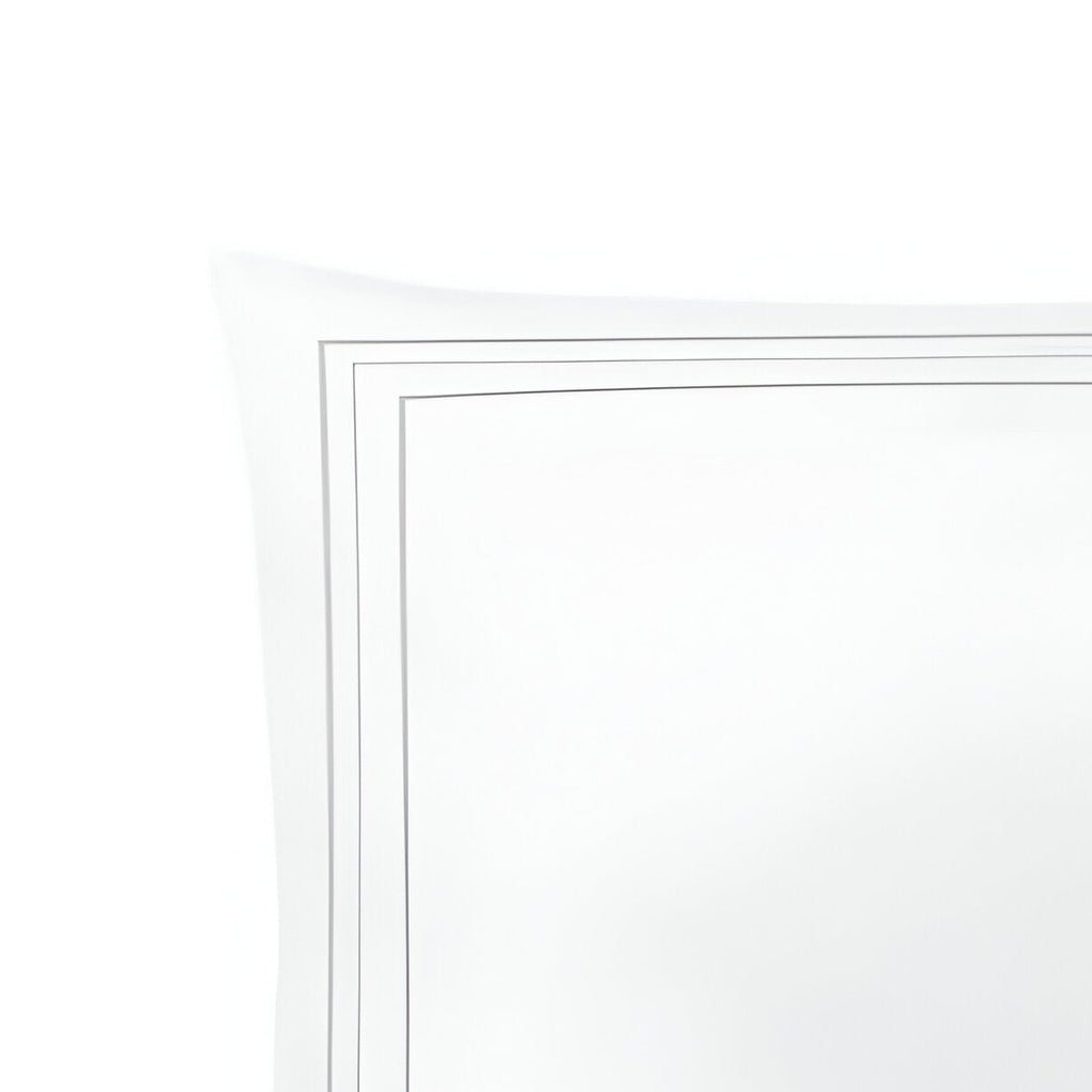 400TC Cotton Classic Embroidery Sateen Solid Duvet Cover Set