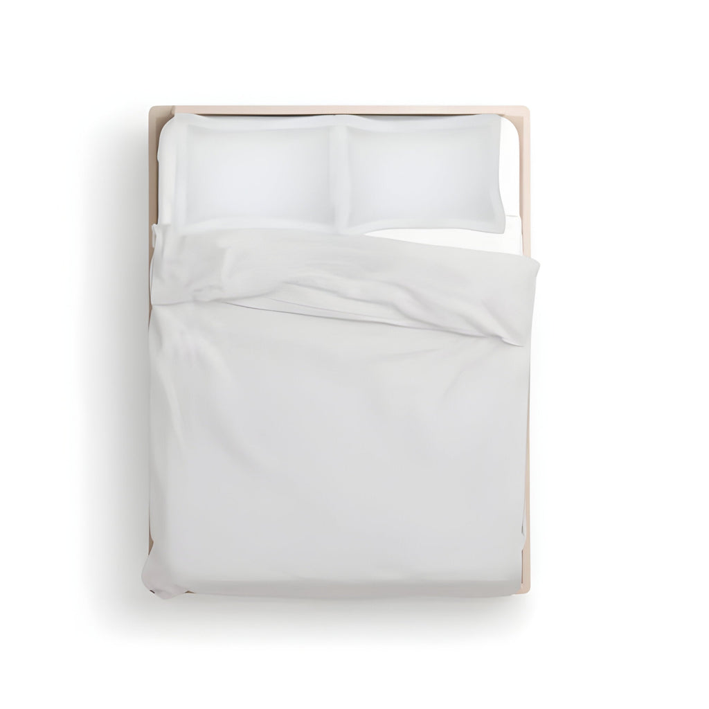 300TC Cotton Percale Solid Duvet Cover Set