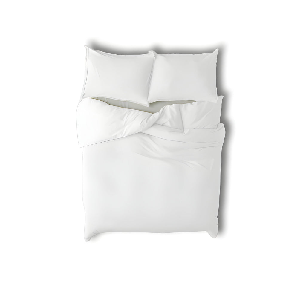 400TC Cotton Sateen Solid Fringe Duvet Cover Set