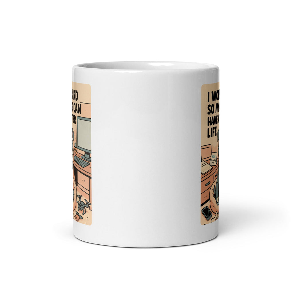 I Work Hard For My Dog Novelty Mug