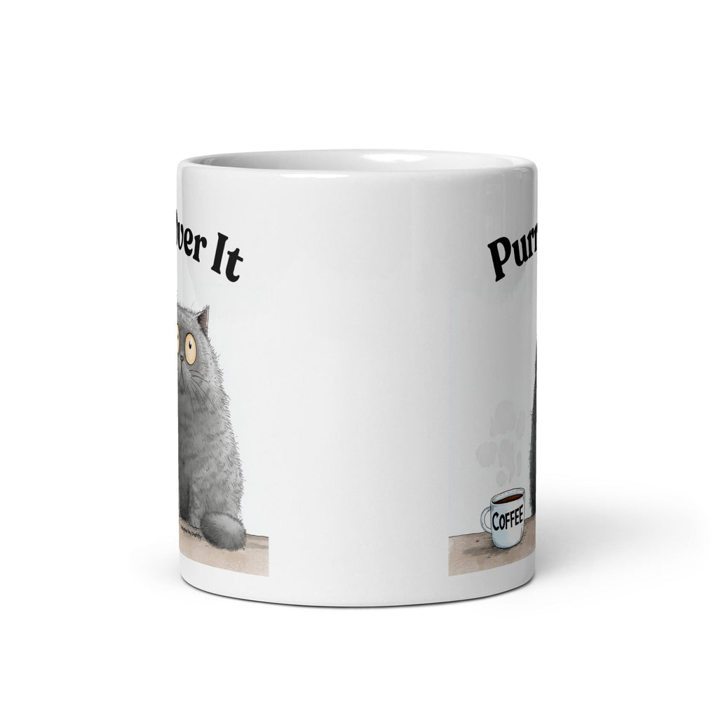 Purr Over It Novelty Mug 11 oz
