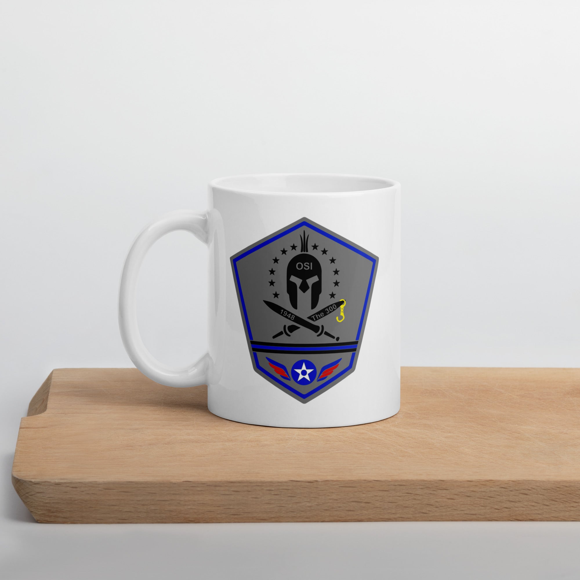 The 300 Ceramic Coffee Mug - White