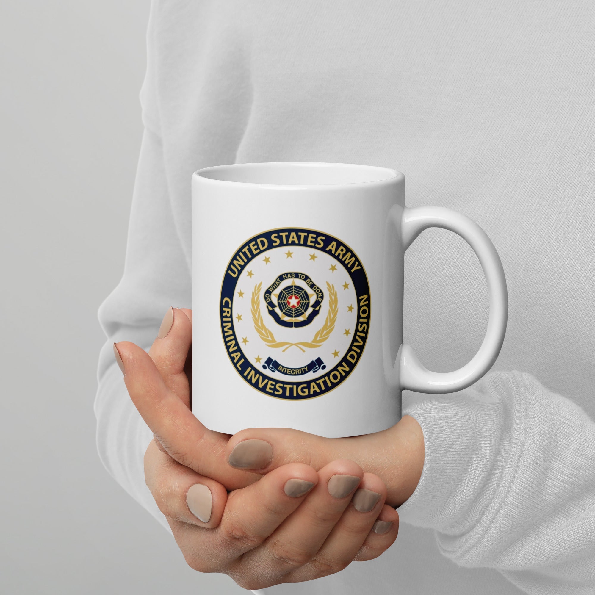 Army CID Ceramic Mug - White