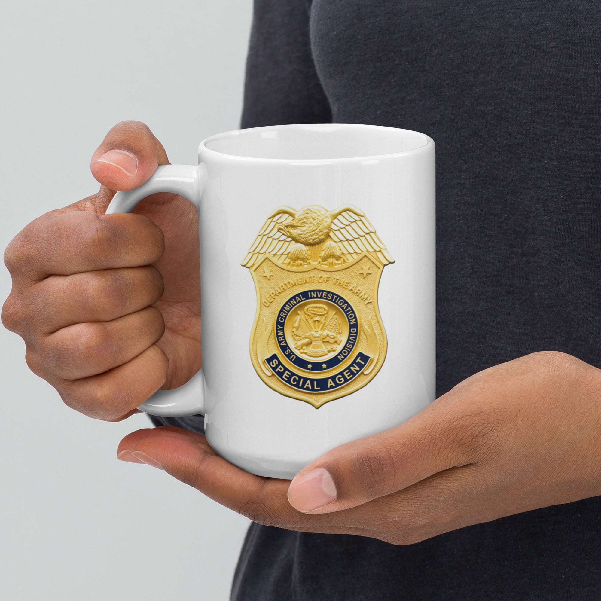 Army CID Ceramic Mug - White