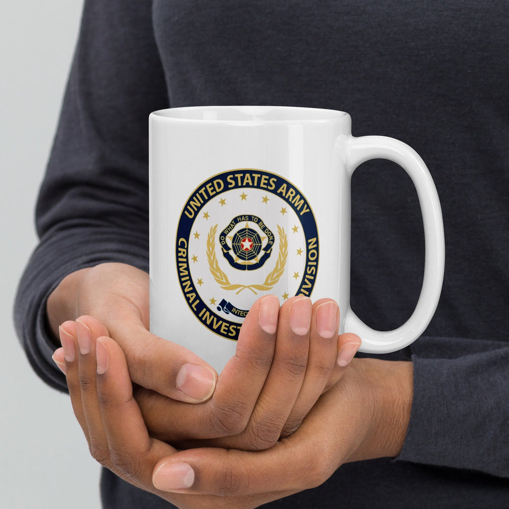 Army CID Ceramic Mug - White