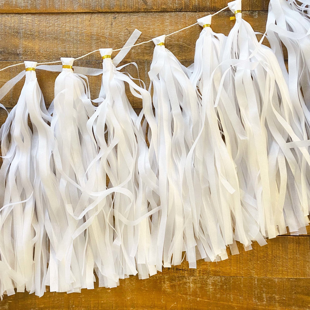 White Paper Tassel Kit