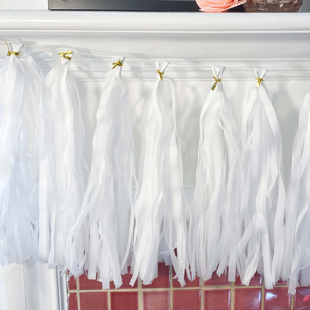 White Paper Tassel Kit