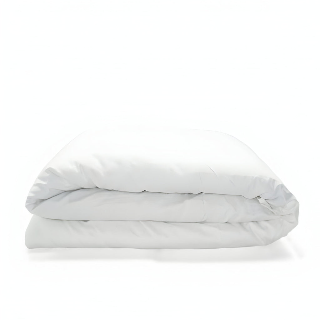 300TC Sateen Solid Organic Cotton Duvet Cover Set