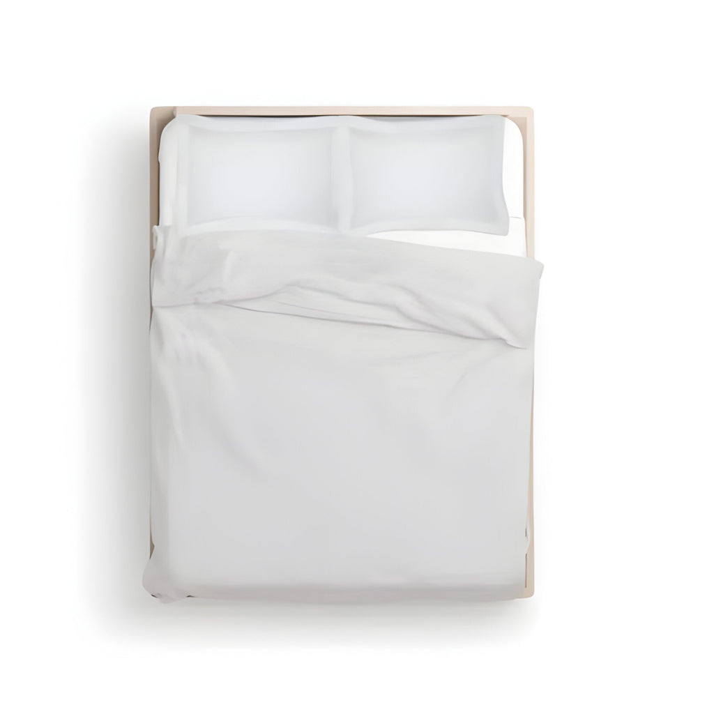300TC Sateen Solid Organic Cotton Duvet Cover Set