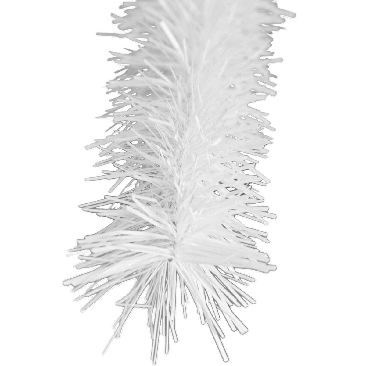 White Tinsel Garland