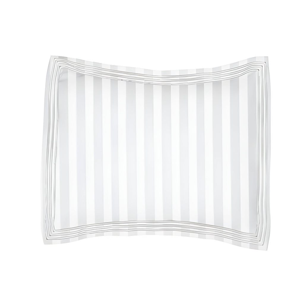 400TC Cotton Sateen Triple Edge Embroidery Stripe Duvet Cover Set