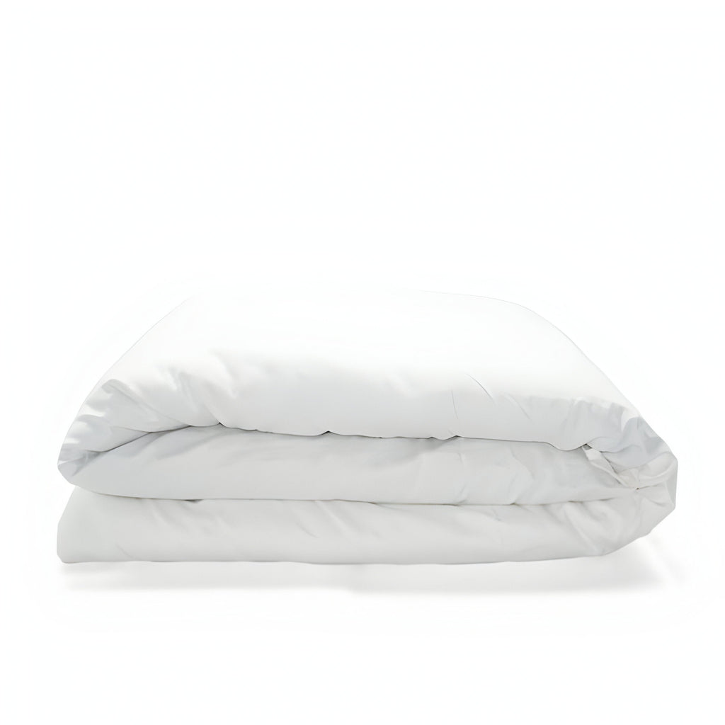 400TC Cotton Sateen Solid Duvet Cover Set
