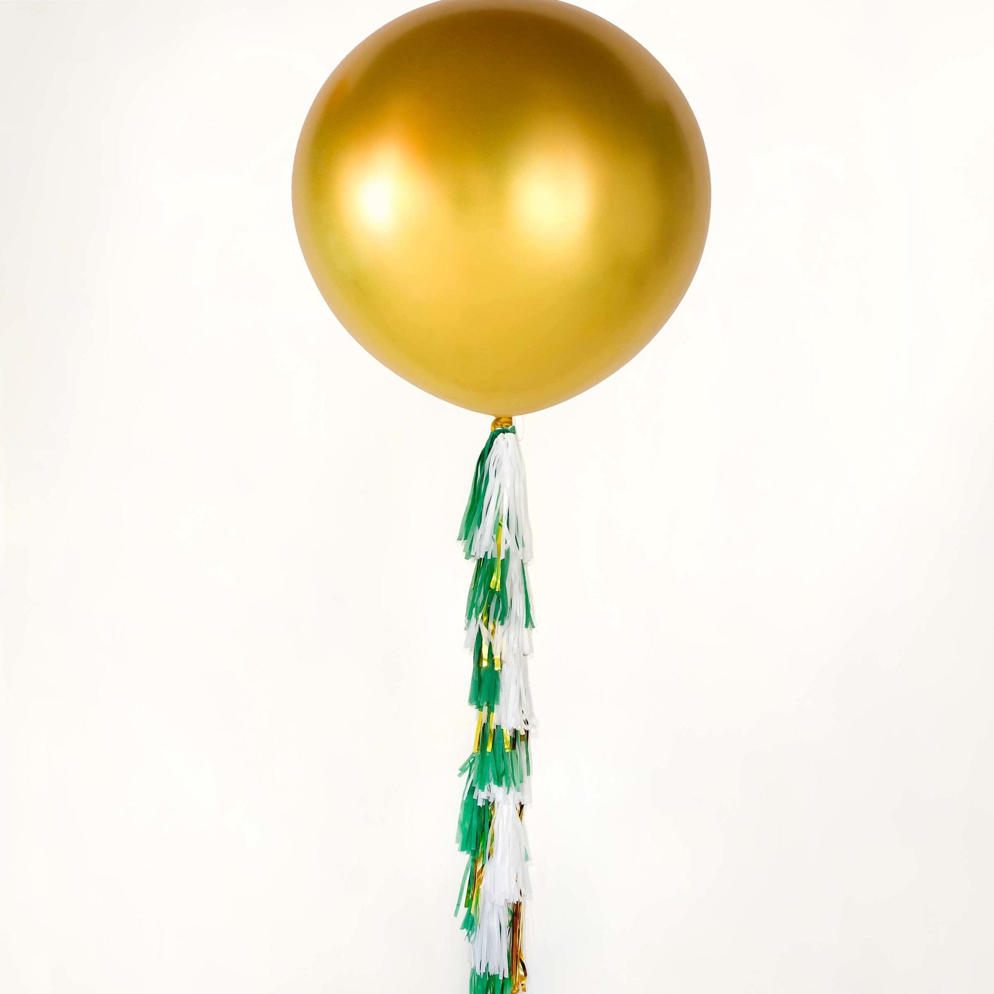 Green and Gold Tassel Tail