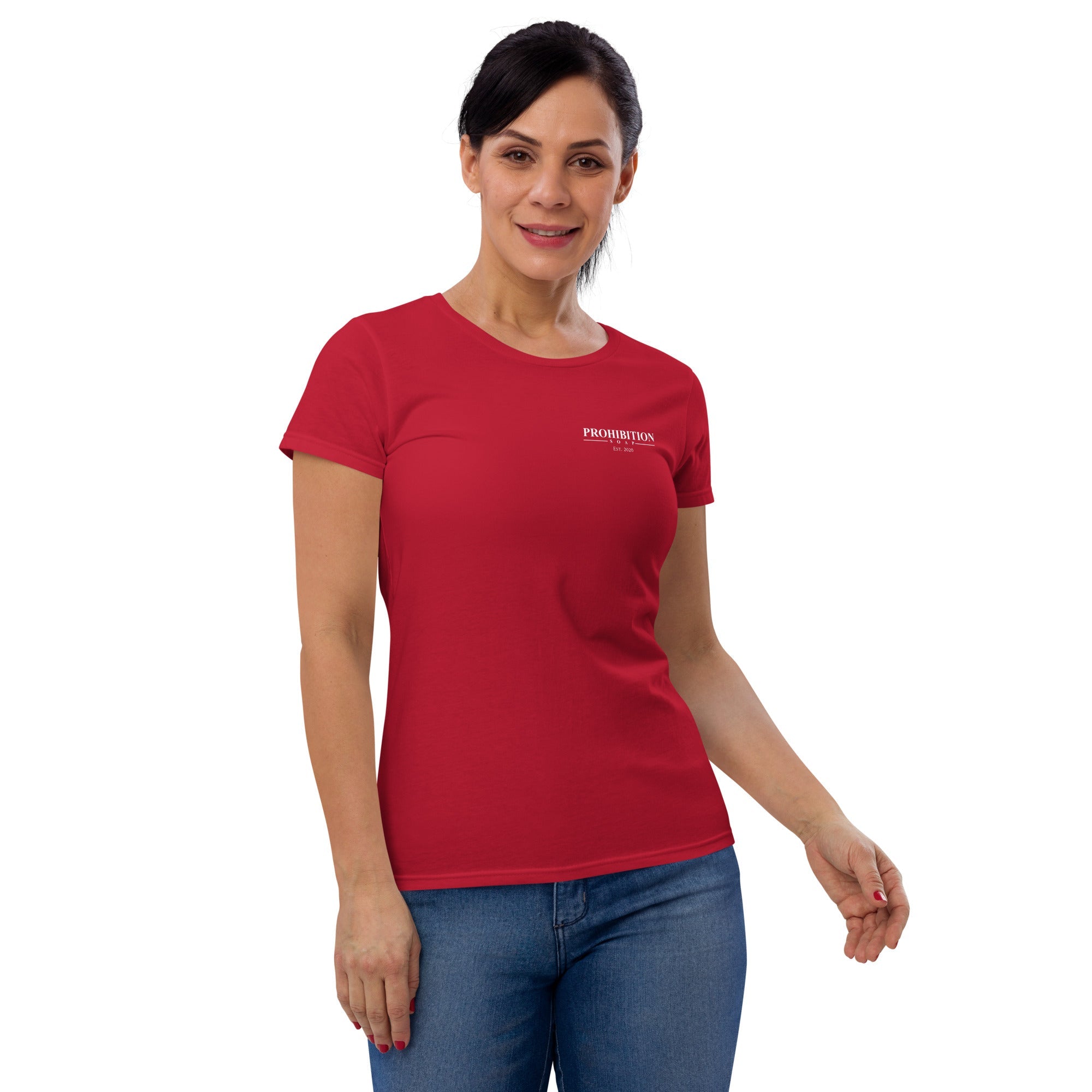 Women's Classic Prohibition Soap Logo Fitted T-shirt
