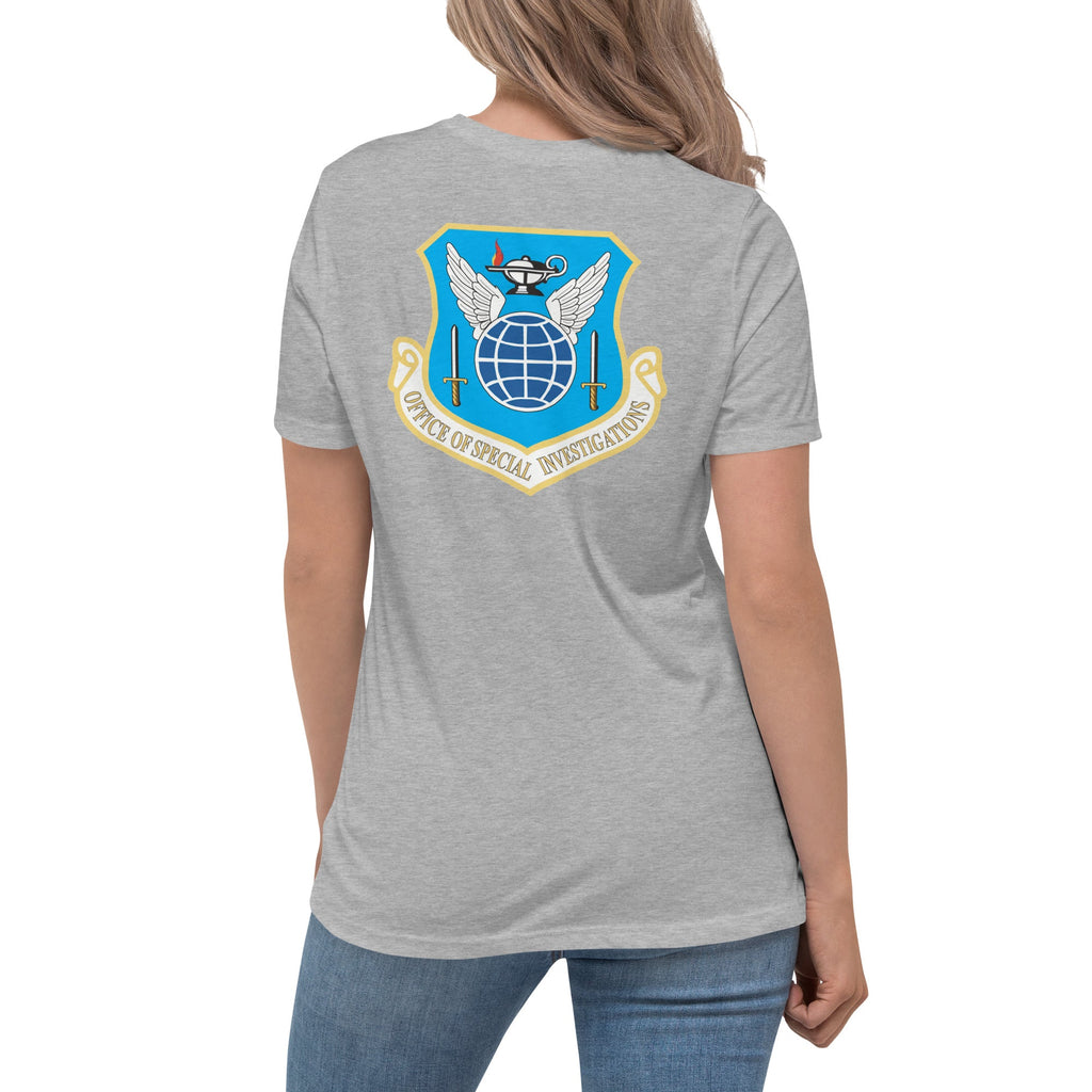 Retired OSI Badge and Shield - Relaxed T-Shirt - Women's