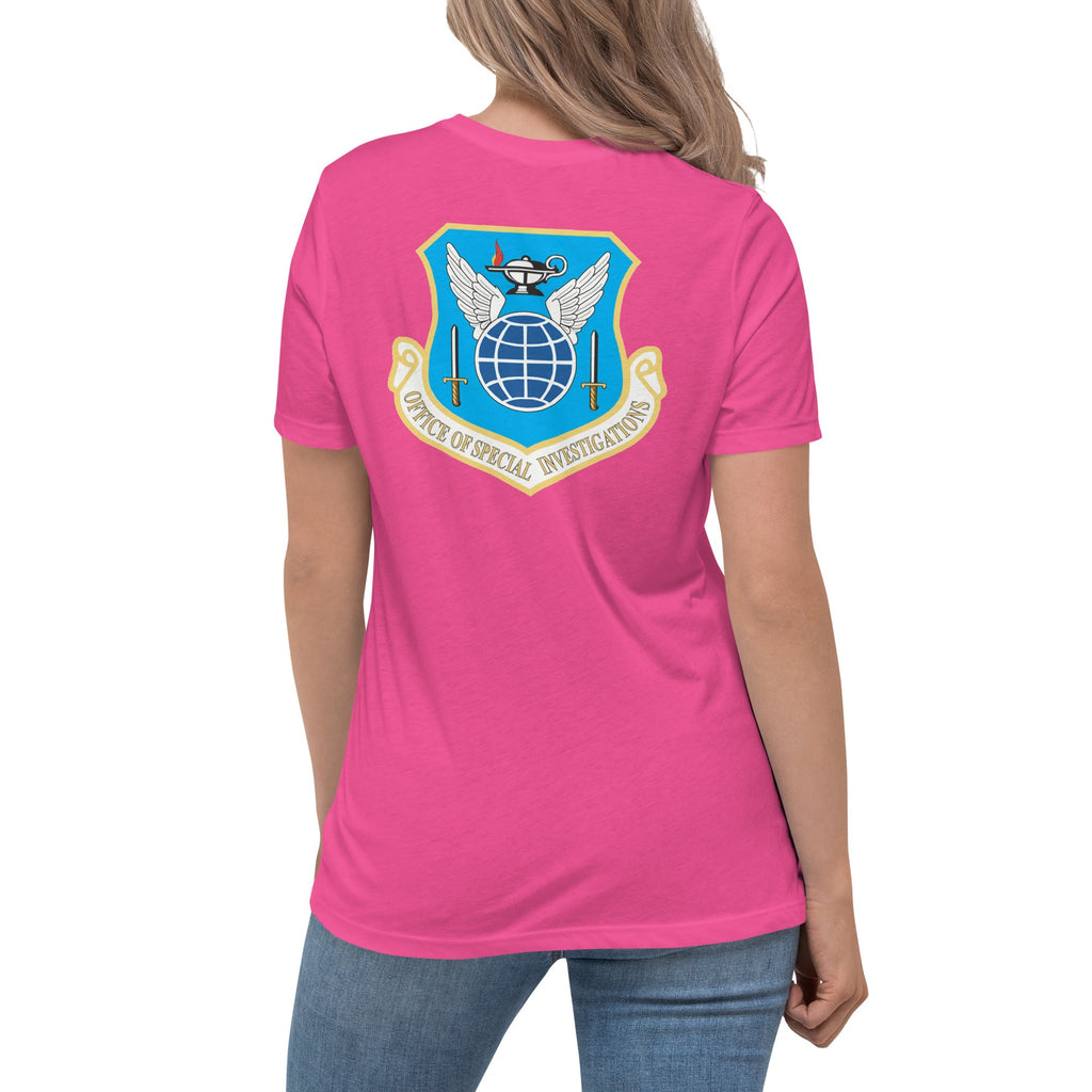 Retired OSI Badge and Shield - Relaxed T-Shirt - Women's