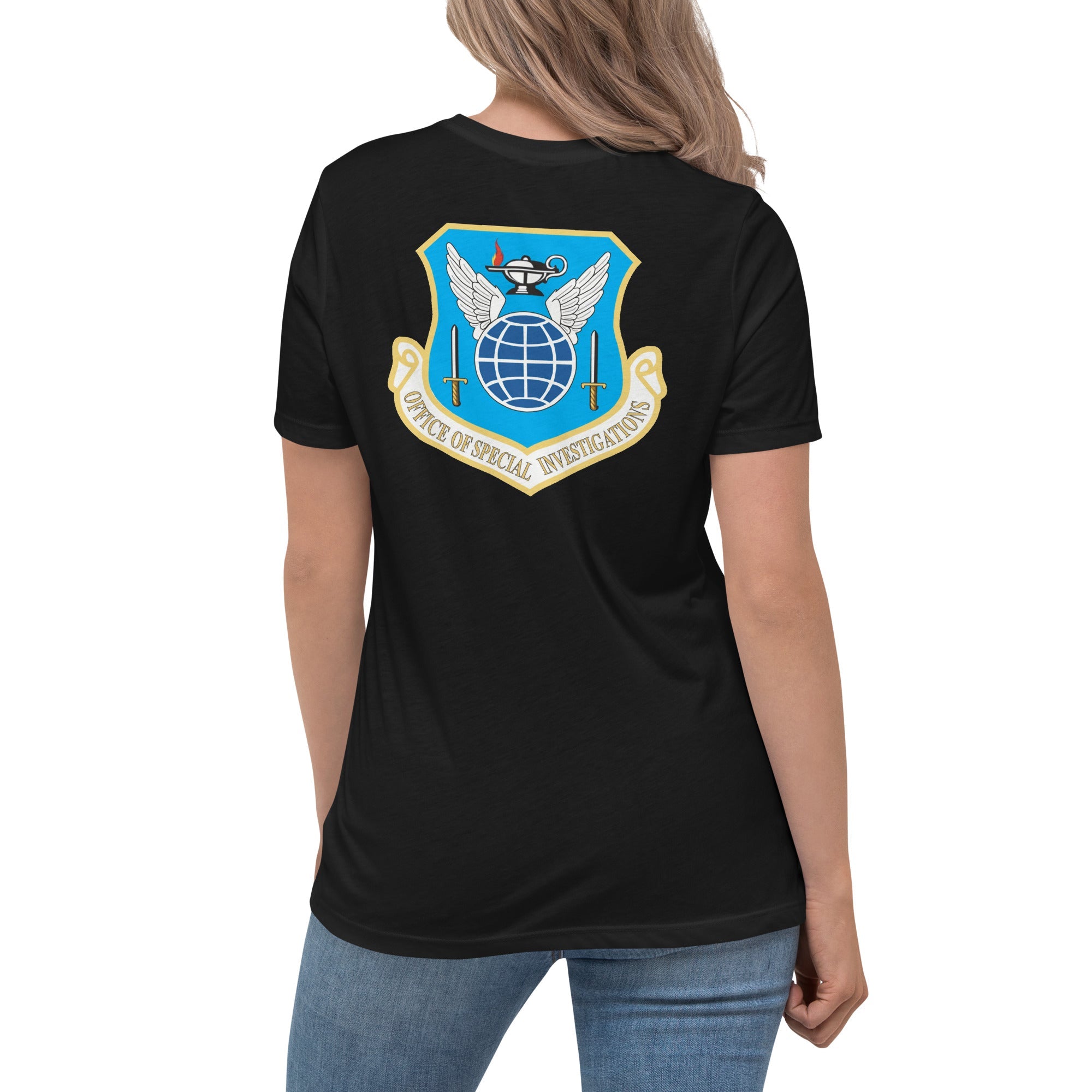 Retired OSI Badge and Shield - Relaxed T-Shirt - Women's