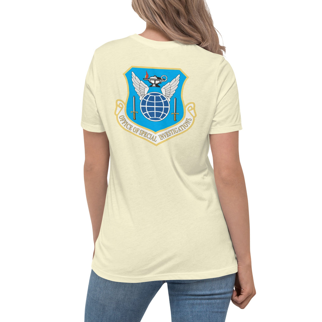 Retired OSI Badge and Shield - Relaxed T-Shirt - Women's