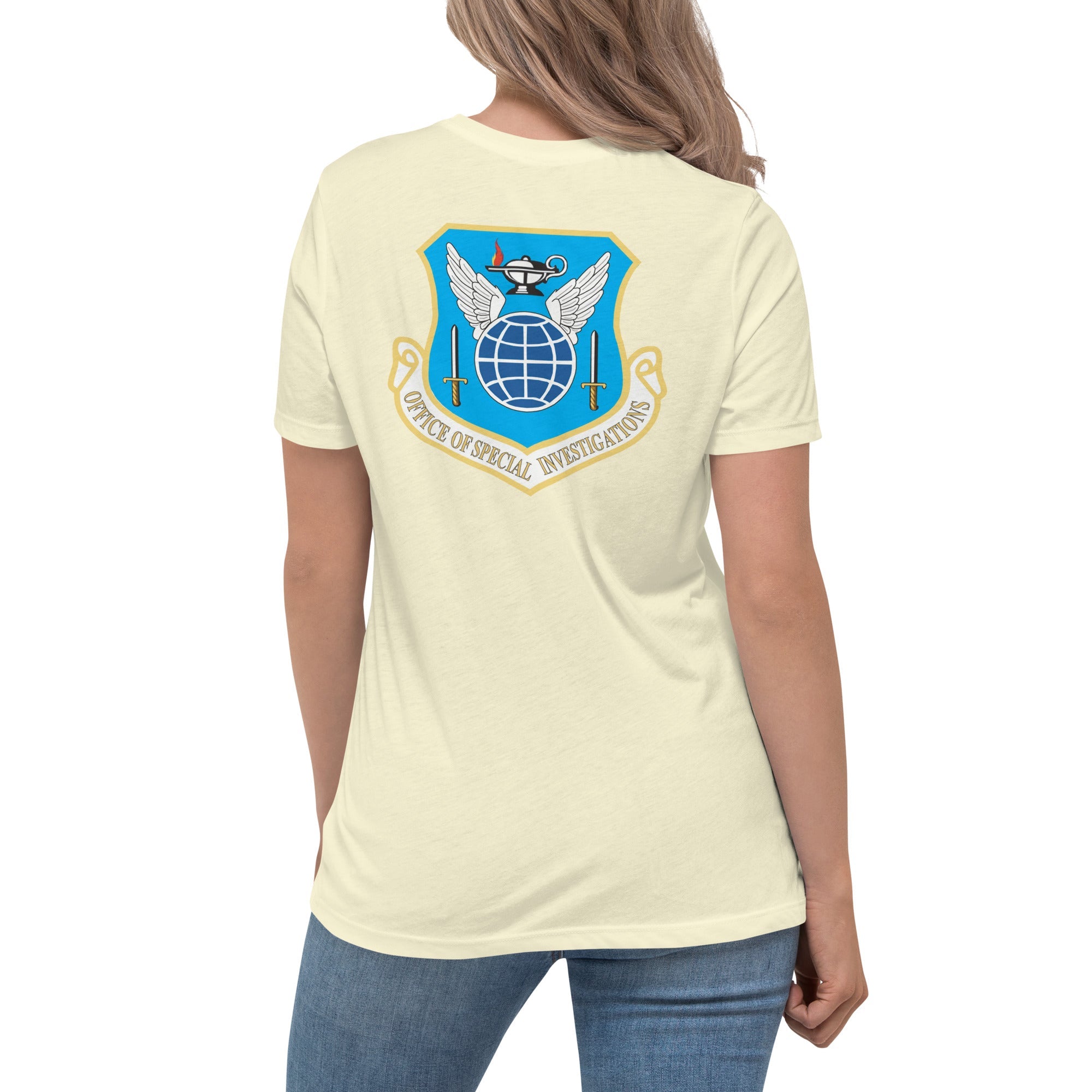 Retired OSI Badge and Shield - Relaxed T-Shirt - Women's