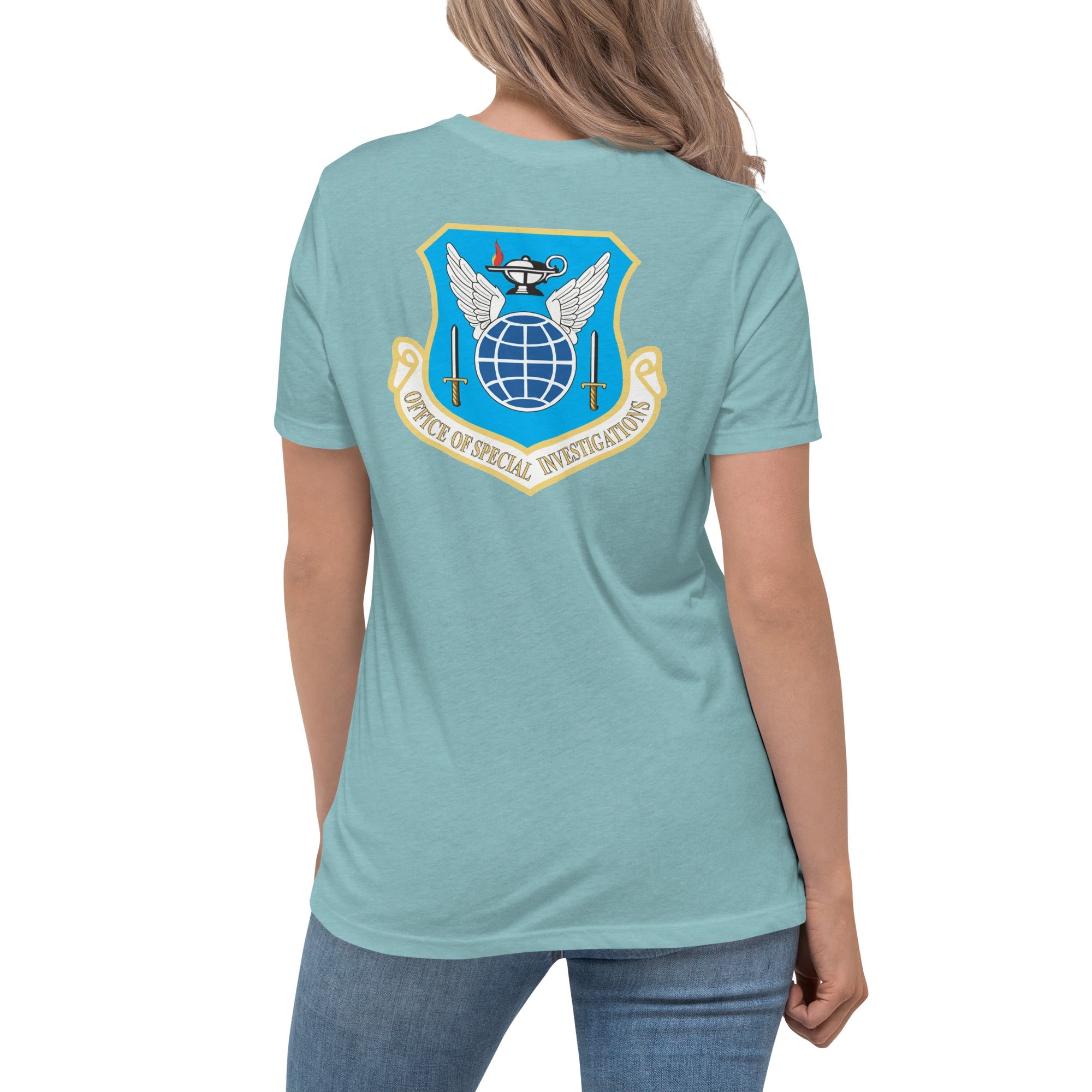 Retired OSI Badge and Shield - Relaxed T-Shirt - Women's