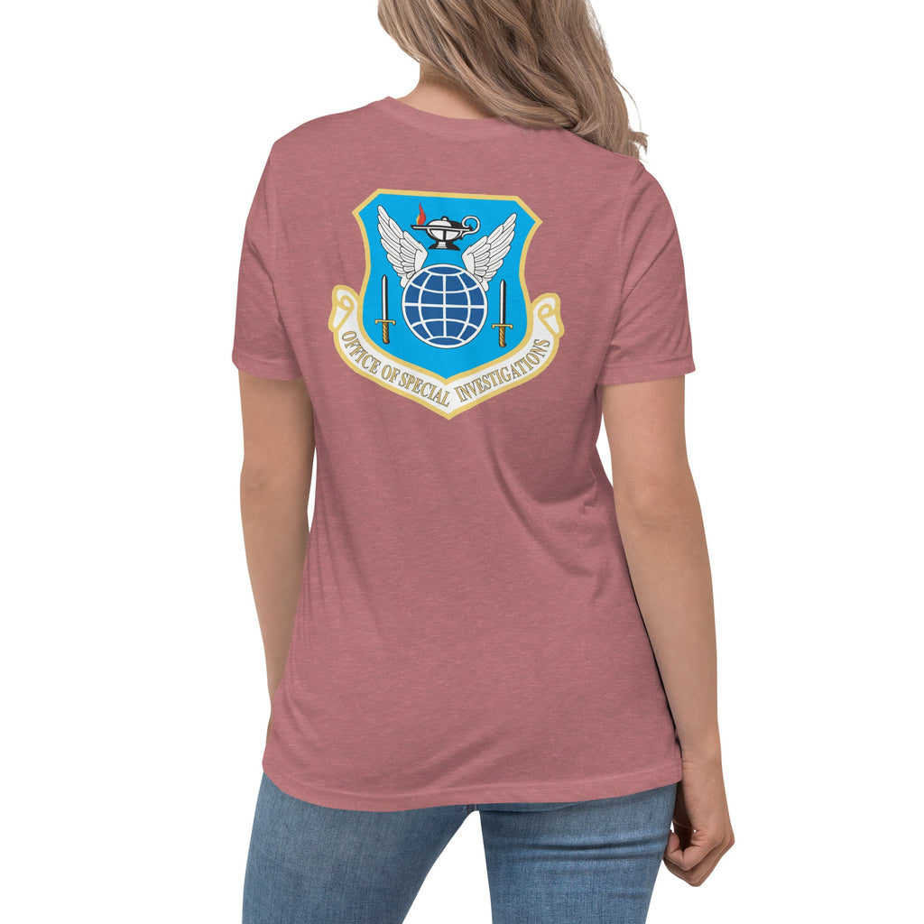 Retired OSI Badge and Shield - Relaxed T-Shirt - Women's