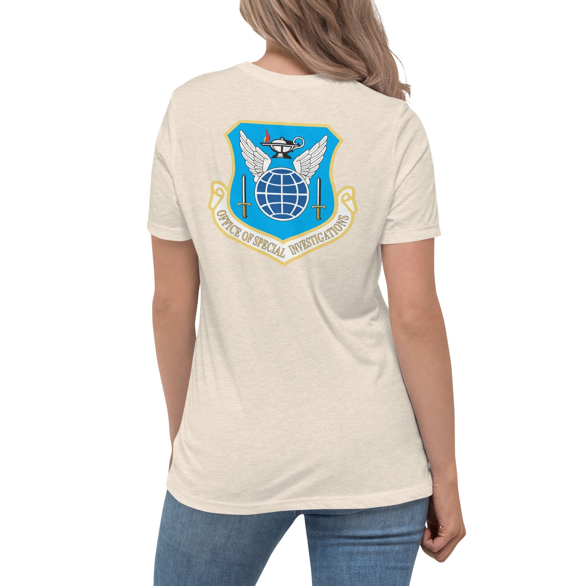 Retired OSI Badge and Shield - Relaxed T-Shirt - Women's