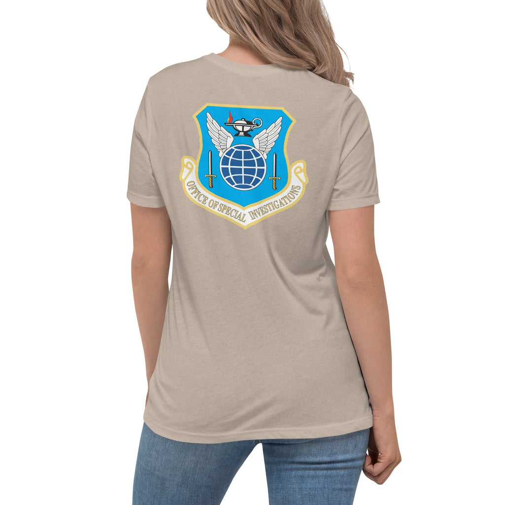 Retired OSI Badge and Shield - Relaxed T-Shirt - Women's