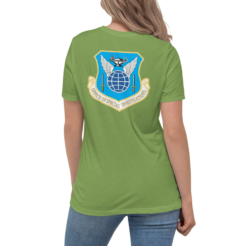Retired OSI Badge and Shield - Relaxed T-Shirt - Women's