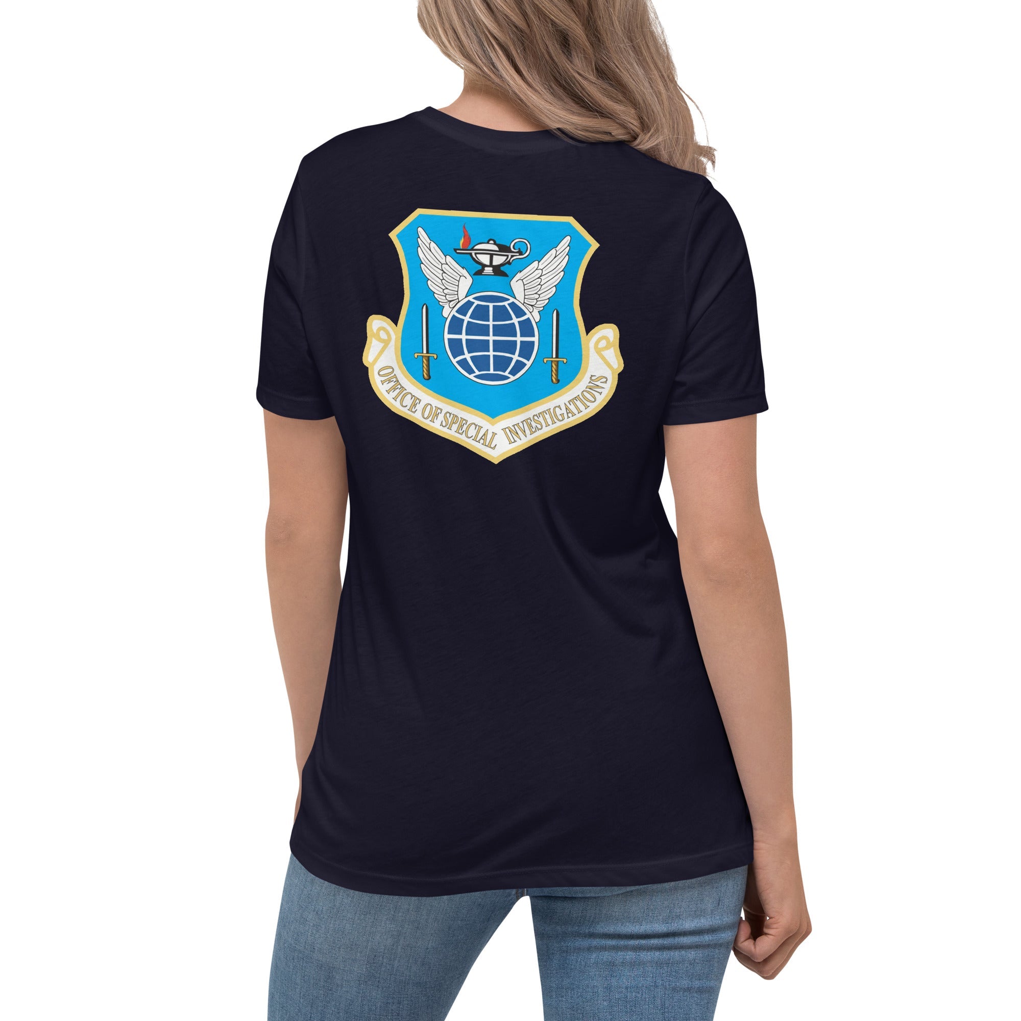 Retired OSI Badge and Shield - Relaxed T-Shirt - Women's