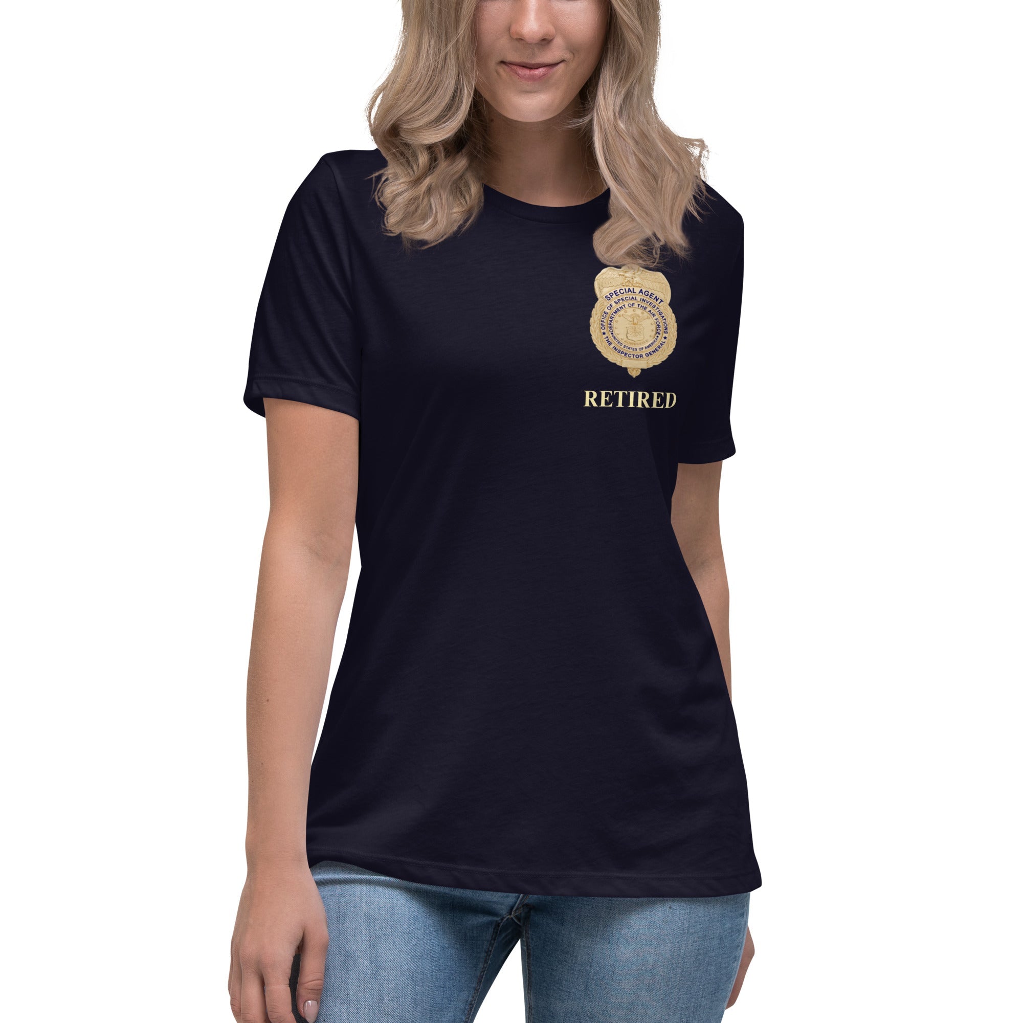 Retired OSI Badge - Relaxed T-Shirt - Women's