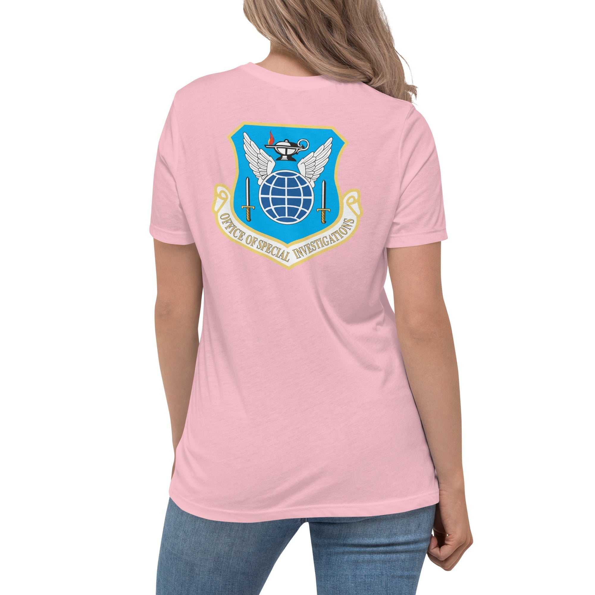 Retired OSI Badge and Shield - Relaxed T-Shirt - Women's