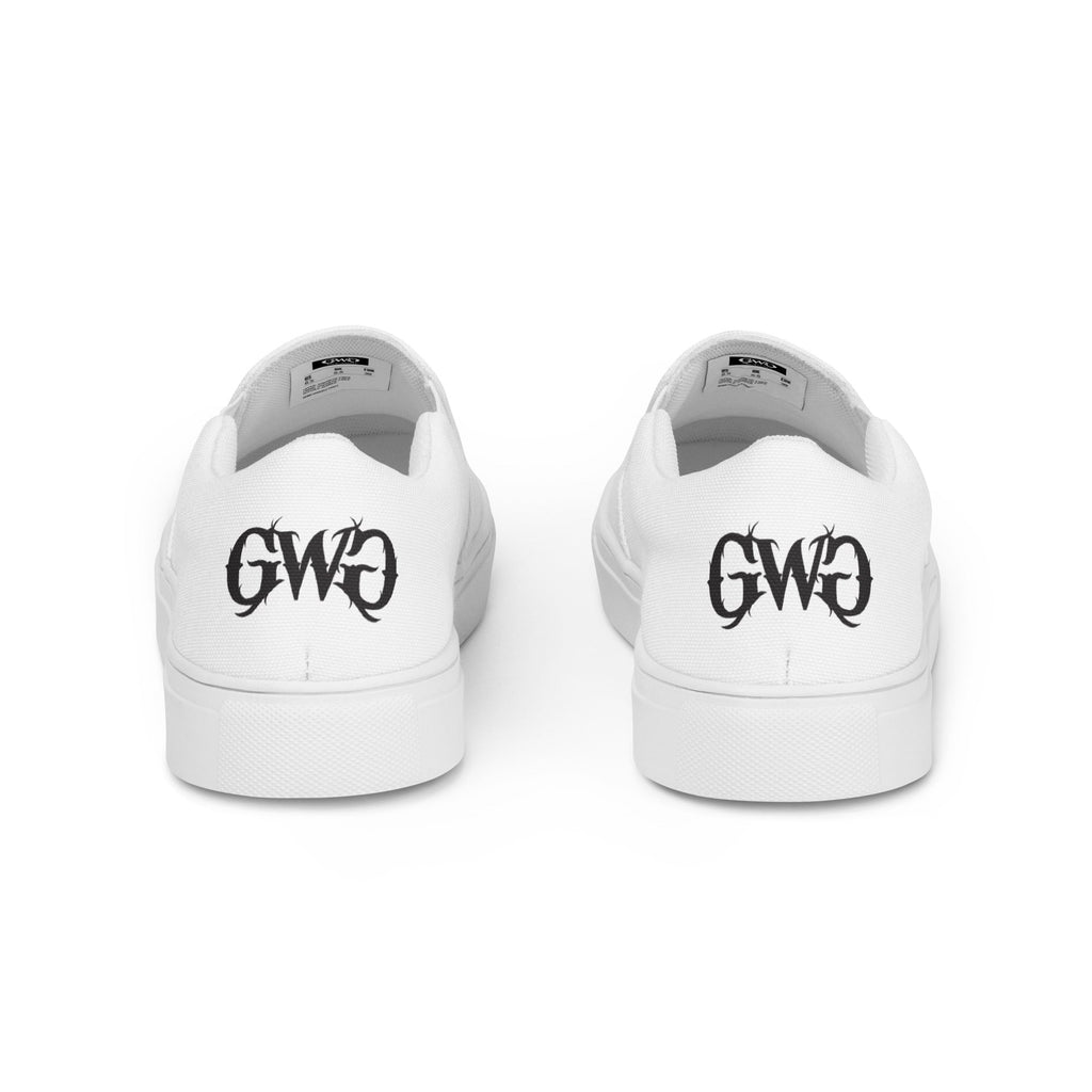 Pistol Trio Women’s White Canvas Slip-On Shoes