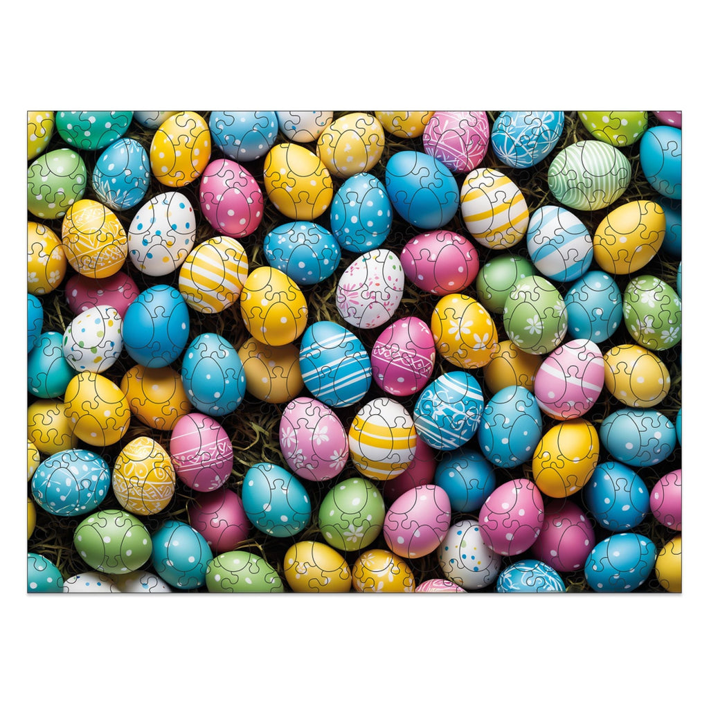 Wooden Easter Puzzle - Pastel Easter Eggs