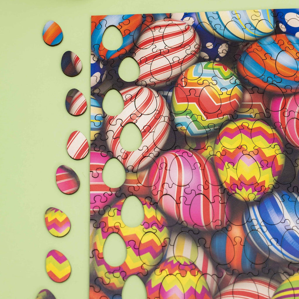 Wooden Easter Puzzle - Pastel Easter Eggs