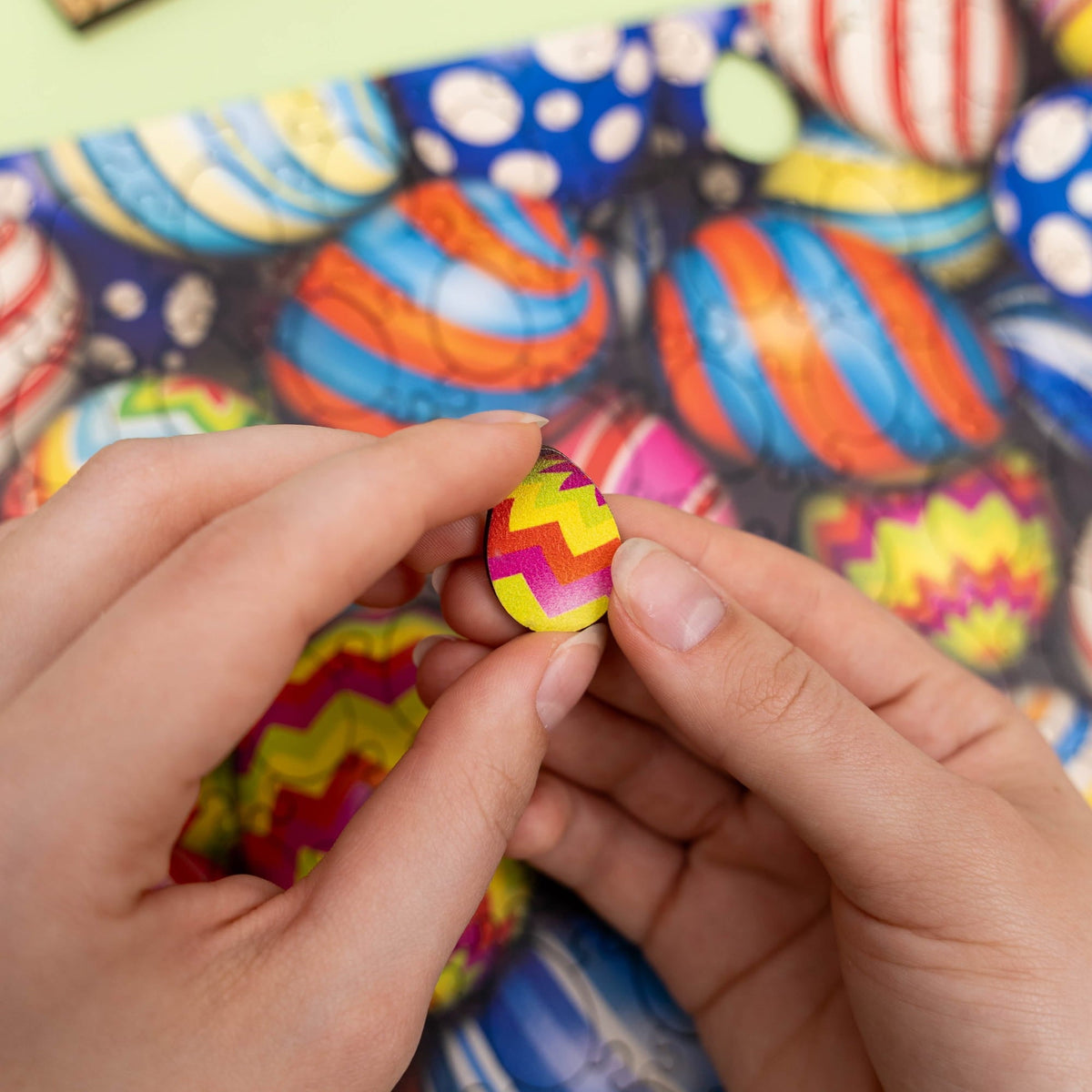 Wooden Easter Puzzle - Pastel Easter Eggs
