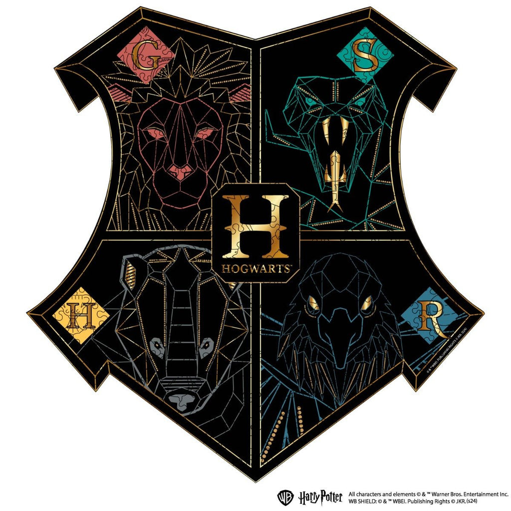 Classic Wooden Puzzle Harry Potter™ Hogwarts (Black)