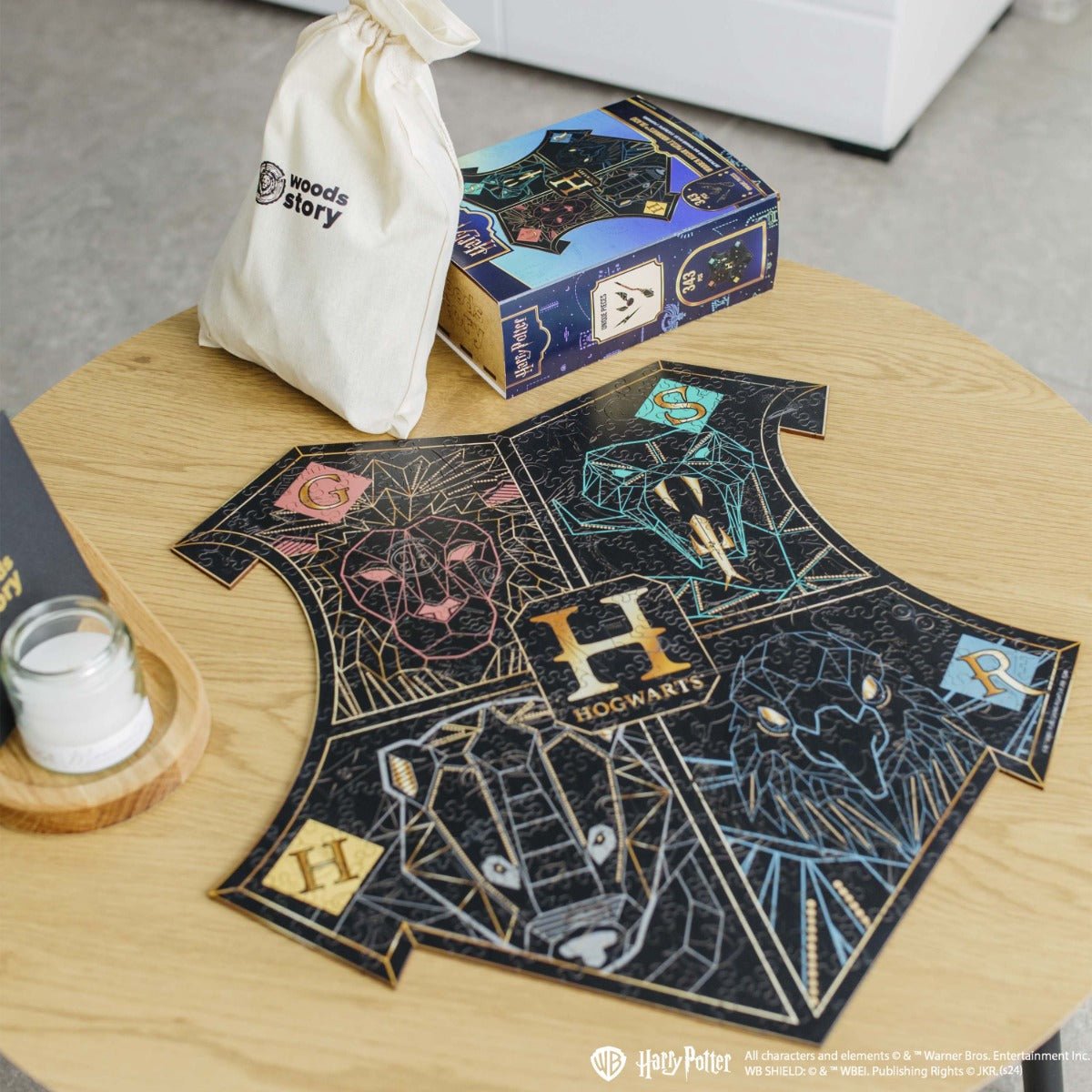 Classic Wooden Puzzle Harry Potter™ Hogwarts (Black)