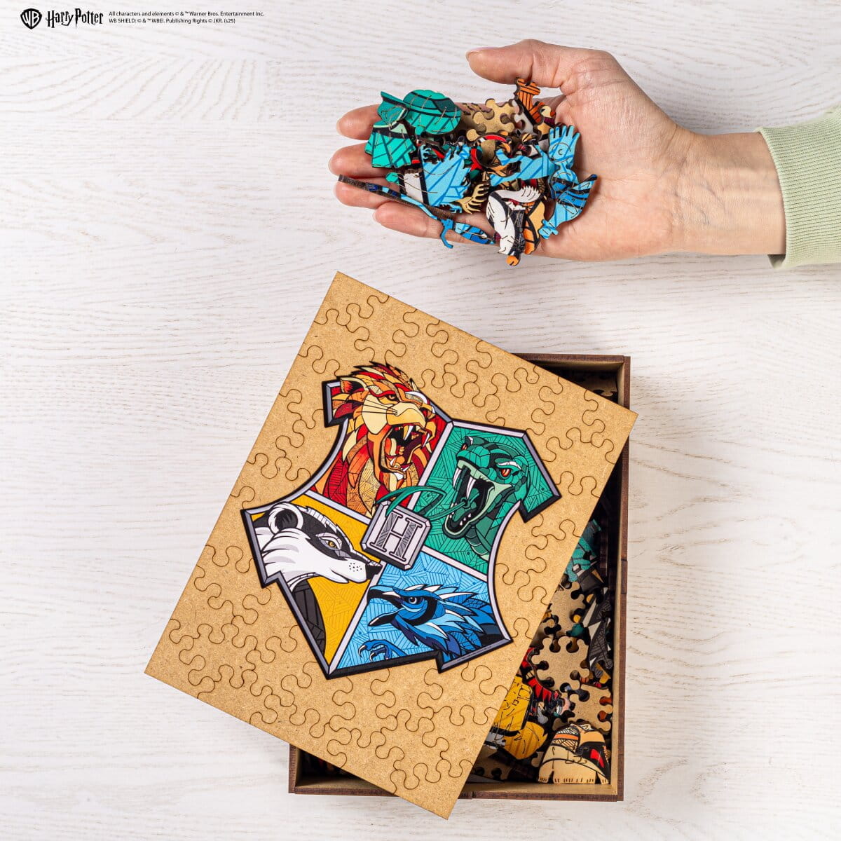 Classic Wooden Puzzle Harry Potter™ Hogwarts (Colorful)