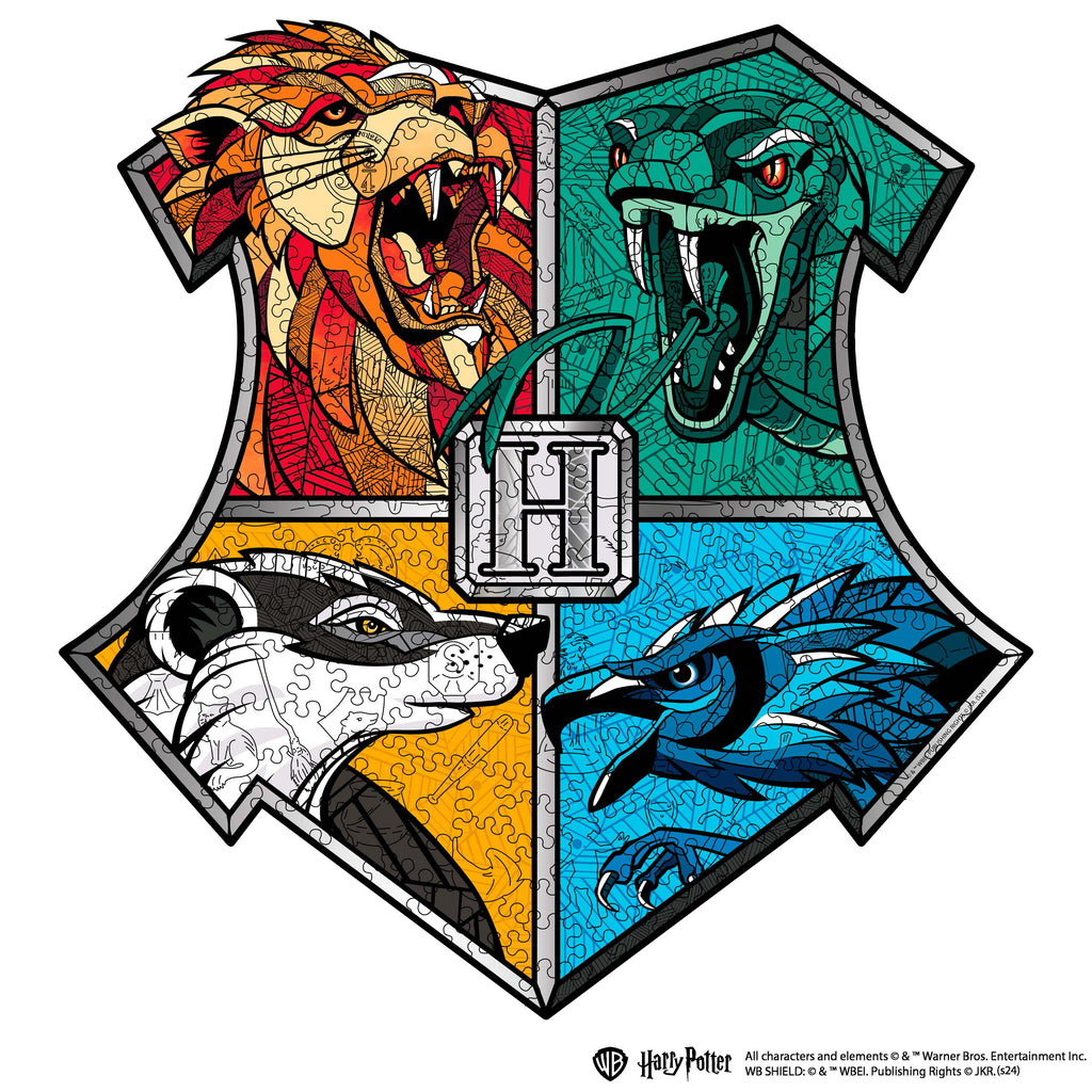 Classic Wooden Puzzle Harry Potter™ Hogwarts (Colorful)