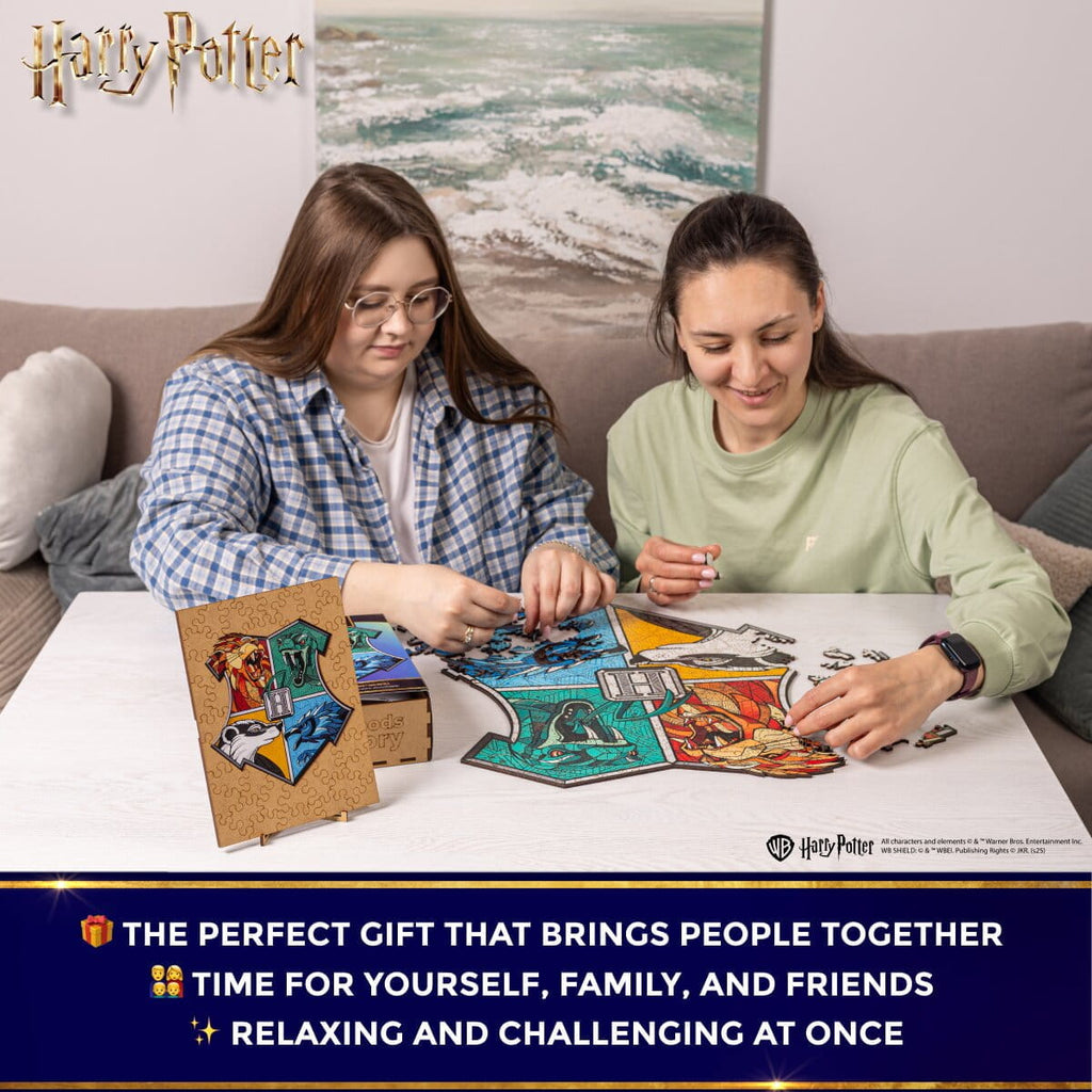 Classic Wooden Puzzle Harry Potter™ Hogwarts (Colorful)