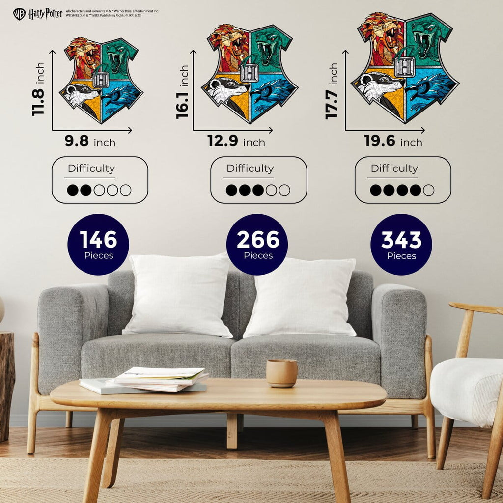 Classic Wooden Puzzle Harry Potter™ Hogwarts (Colorful)